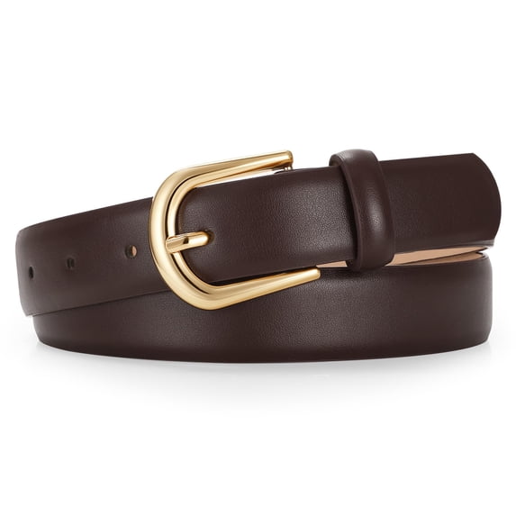 WHIPPY Womens Leather Belts Ladies Casual Belt for Jeans Pants