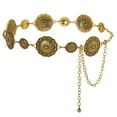 thumbnail image 1 of WHIPPY Womens Metal Waist Chain Belt Western Belts for Dresses Jeans, 1 of 7