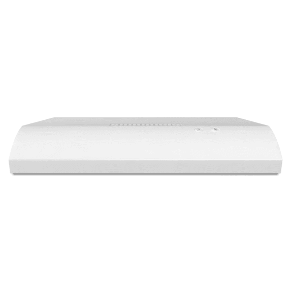 WHIRLPOOL 30-INCH 2-SPEED NON-DUCTED BUILT-IN RANGE HOOD WITH VENT, WHITE, 190 CFM, 120 VOLTS