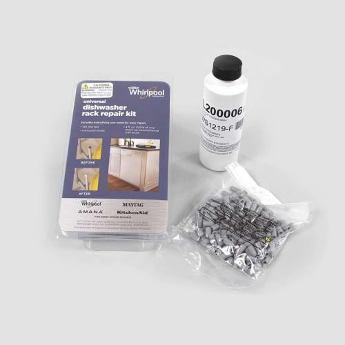 WHIRLPOOL 4396840RC DISHWASHER RACK REPAIR KIT, GR (Genuine OEM Part)