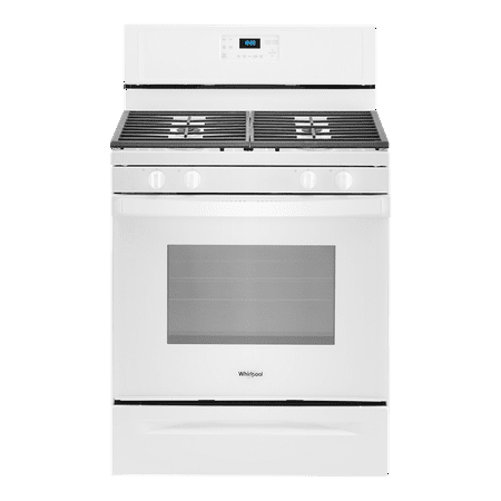 Whirlpool - 5.0 Cu. Ft. Freestanding Gas Range with Self-Cleaning and SpeedHeat Burner - White