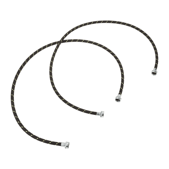 Whirlpool 8212487RP Genuine OEM Fill Hoses For Washers, 5 Feet Black Accessory
