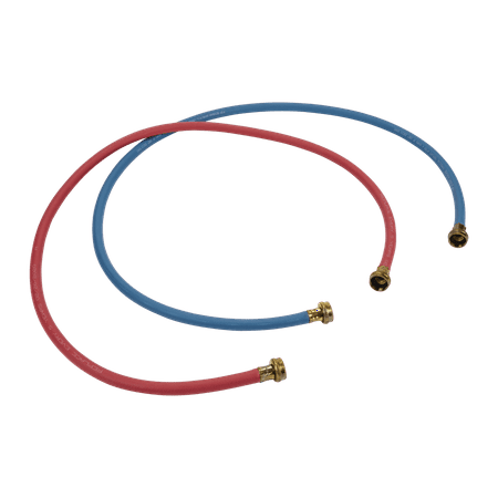 Whirlpool - 5' Commercial-Grade Washer Hose (2-Pack)