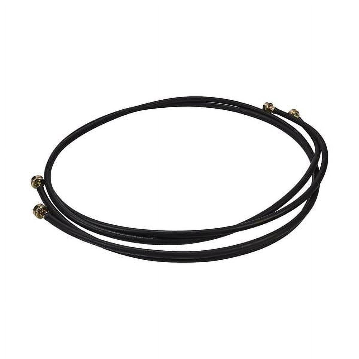 WHIRLPOOL 8212656RP 10' BLACK RUBBER HOSE-2P - OEM PART