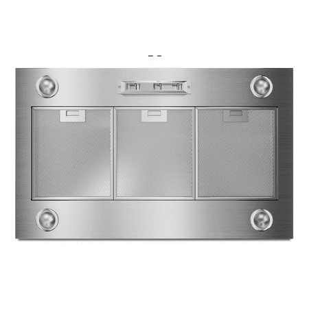 Whirlpool - 36" Externally Vented Range Hood - Stainless steel