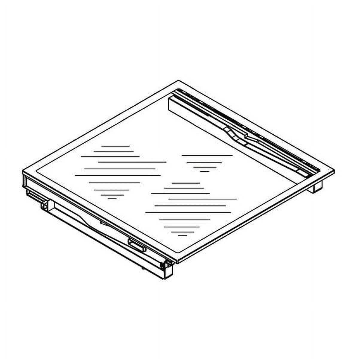 WHIRLPOOL W10362173 REFRIGERATOR DRAWER COVER ASSEMBLY (GENUINE OEM PART)
