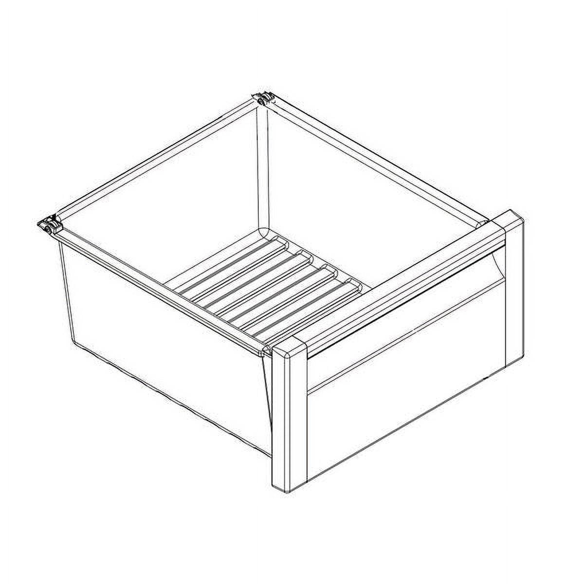 WHIRLPOOL W10531083 REFRIGERATOR CRISPER DRAWER - OEM PART