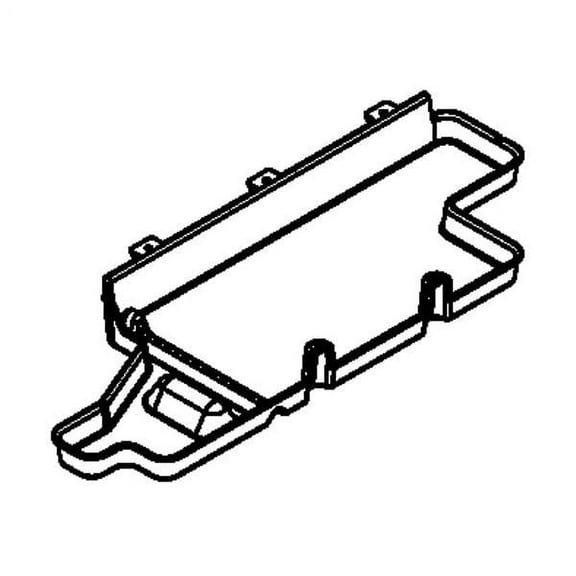 WHIRLPOOL W10703218 REFRIGERATOR DEFROST DRAIN PAN (GENUINE OEM PART)