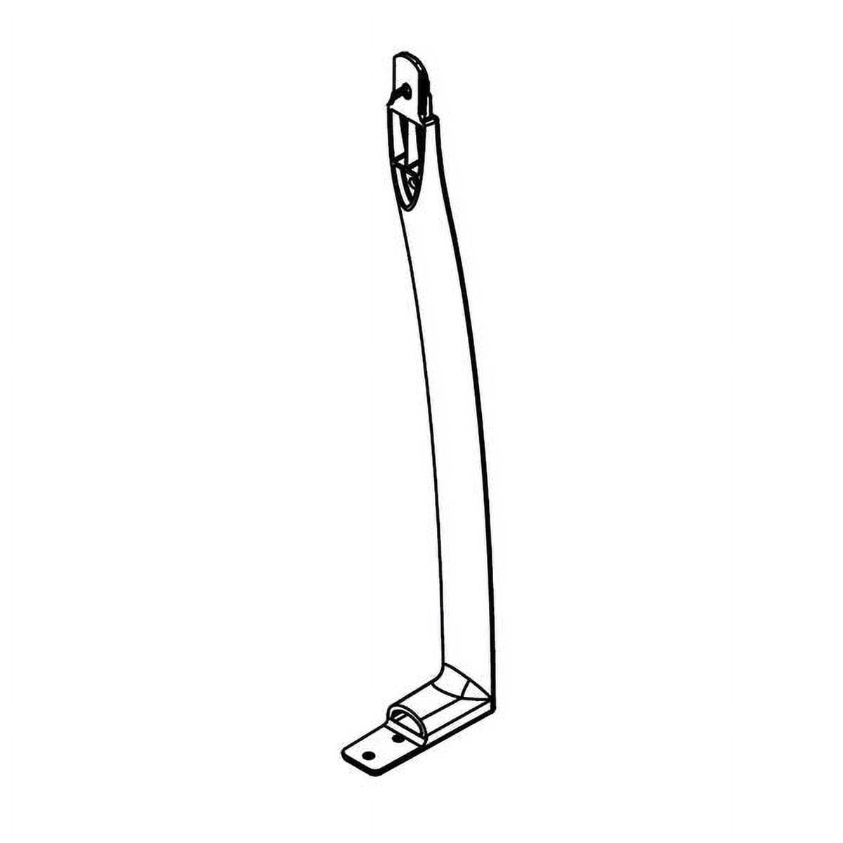 WHIRLPOOL W10839425 REFRIGERATOR DOOR HANDLE (BLACK) - OEM PART
