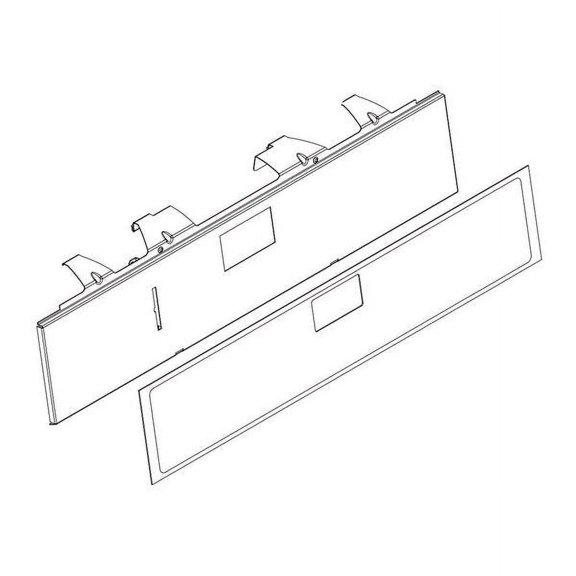 WHIRLPOOL W10877769 RANGE TOUCH CONTROL PANEL ASSEMBLY (STAINLESS) - OEM PART