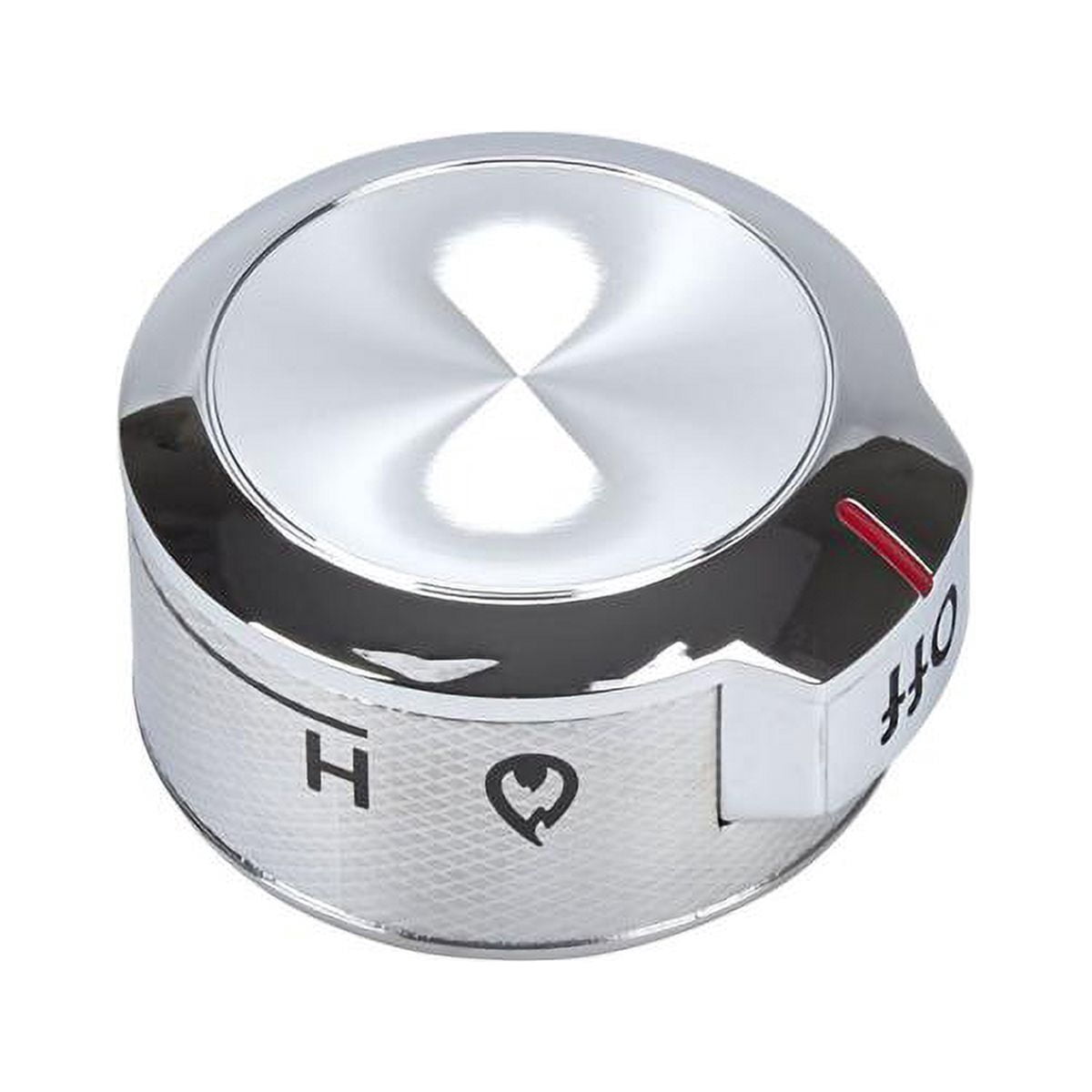WHIRLPOOL W11030413 RANGE SURFACE BURNER KNOB (STAINLESS) - OEM PART
