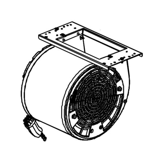 WHIRLPOOL W11106377 RANGE HOOD BLOWER ASSEMBLY (GENUINE OEM PART)