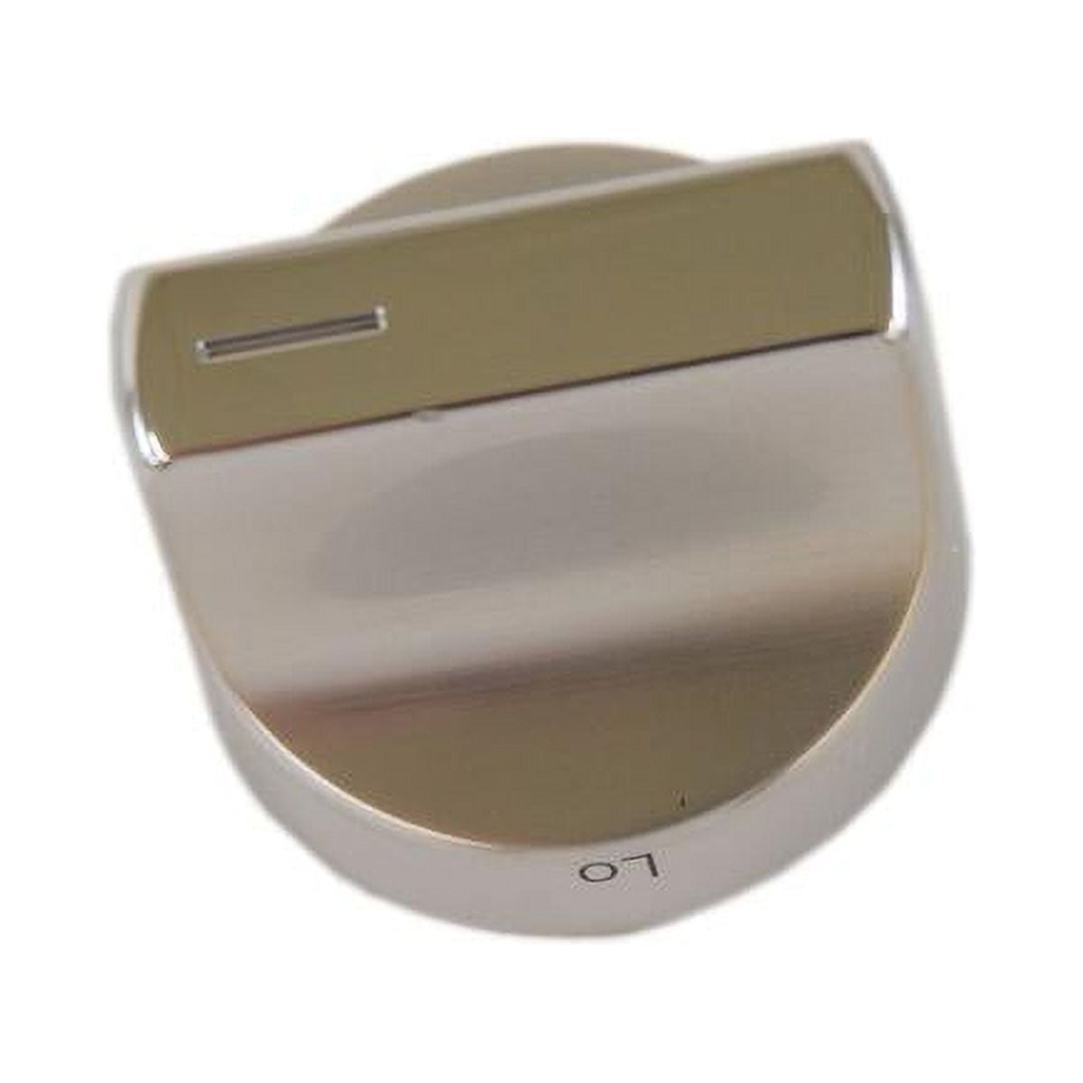WHIRLPOOL W11123250 RANGE SURFACE BURNER KNOB (STAINLESS) - OEM PART
