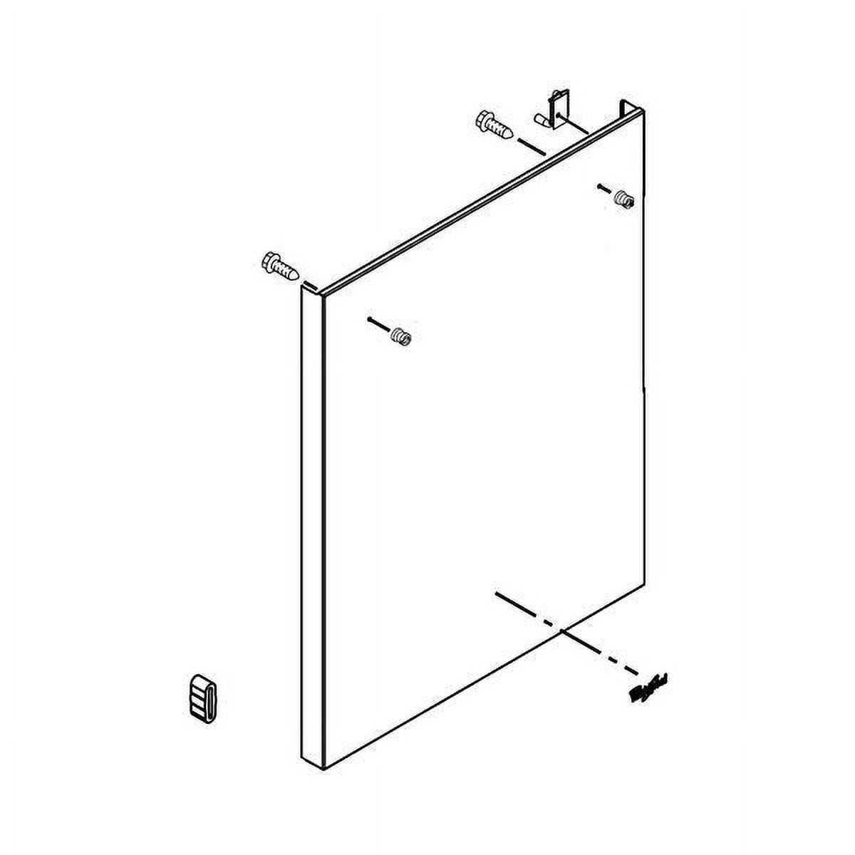 WHIRLPOOL W11174872 DISHWASHER DOOR OUTER PANEL ASSEMBLY (STAINLESS) - OEM PART