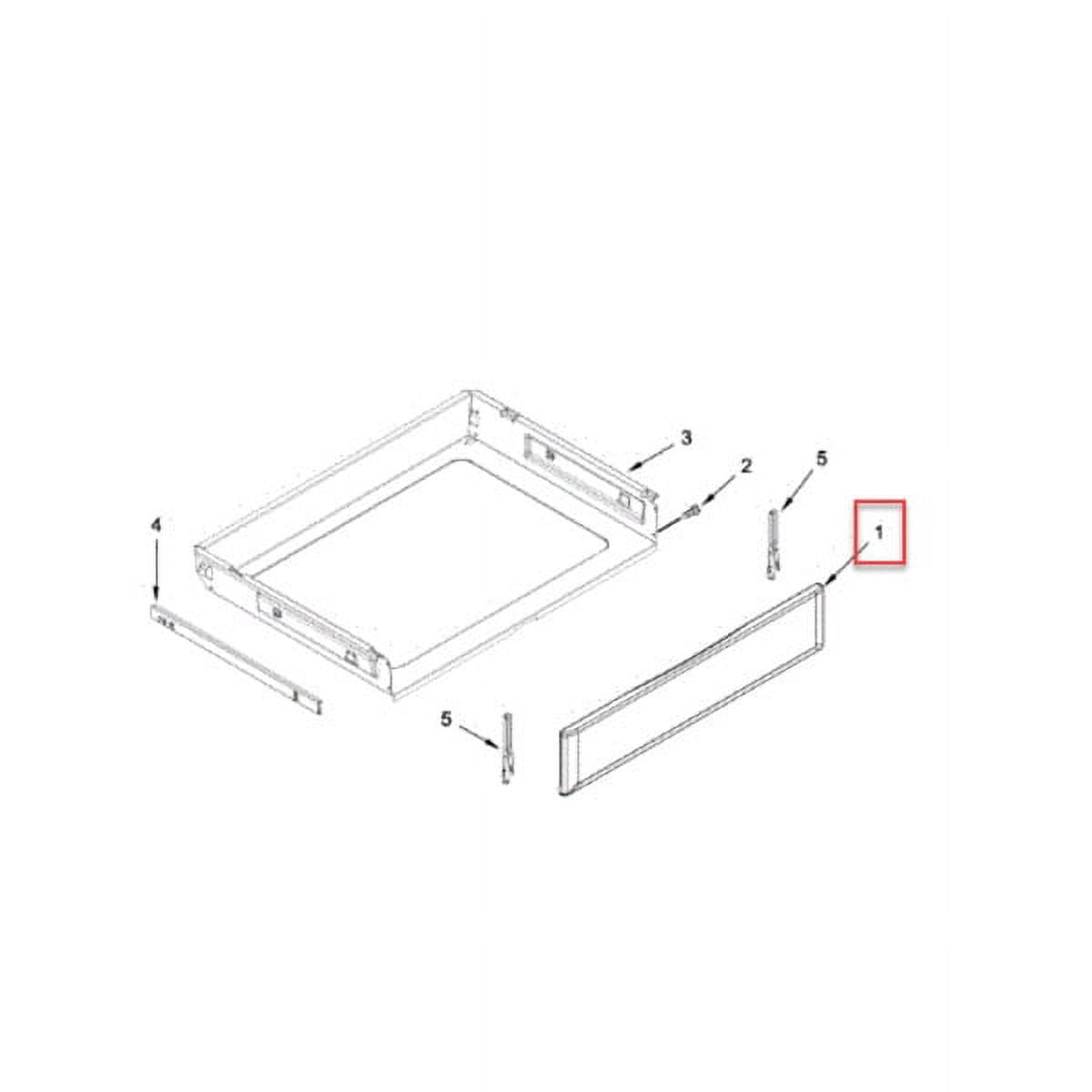 WHIRLPOOL W11297555 DRAWER PANEL - OEM PART