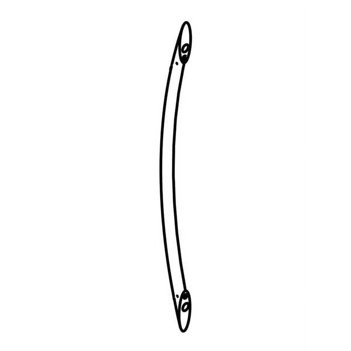 WHIRLPOOL W11450223 REFRIGERATOR DOOR HANDLE ASSEMBLY (BLACK STAINLESS) (GENUINE OEM PART)
