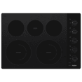 thumbnail image 1 of Whirlpool WCE77US0HB 30 inch Black 5 Burner Electric Cooktop, 1 of 5