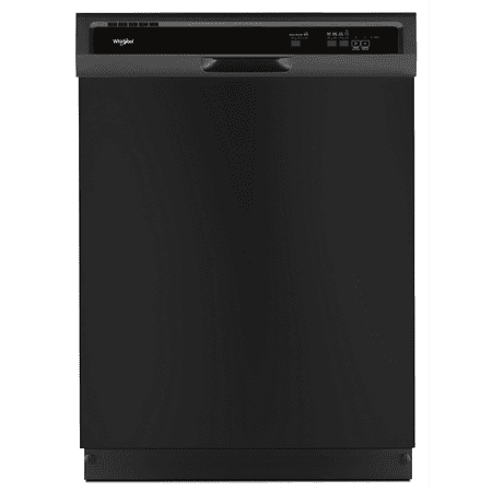 Whirlpool - 24" Tall Tub Built-In Dishwasher - Black