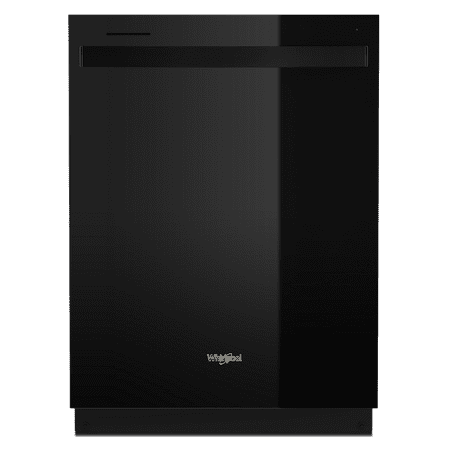 Whirlpool - 24" Top Control Built-In Dishwasher with Stainless Steel Tub, Large Capacity, 3rd Rack, 47 dBA - Black