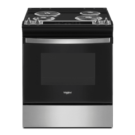 WHIRLPOOL WEC310S0LS slide in electric range