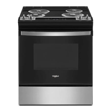 Whirlpool WEC310S0LS 4.8 Cu. Ft. Stainless Slide-In Electric Range w/ Frozen Bake Technology