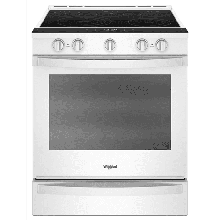 Whirlpool - 6.4 Cu. Ft. Self-Cleaning Slide-In Electric Convection Range - White