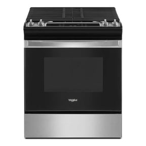Whirlpool WEG515S0LS 5.0 Cu. Ft. Stainless Gas Range with Frozen Bake Technology