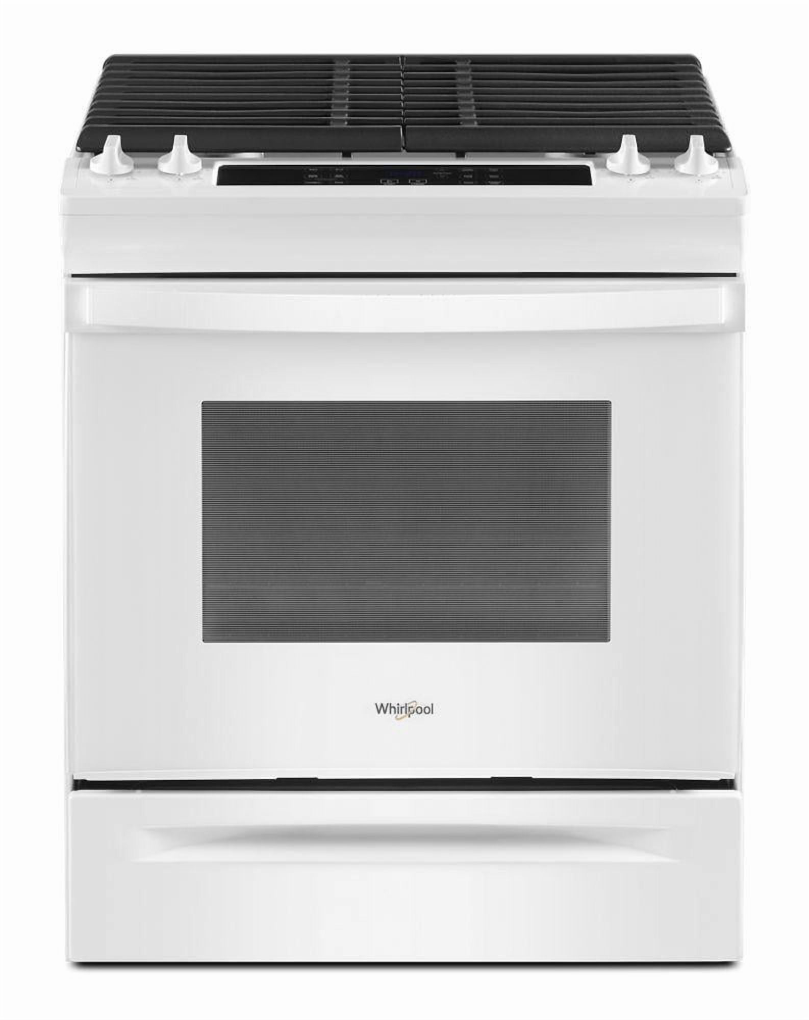 WHIRLPOOL WEG515S0LW 30" free standing gas range