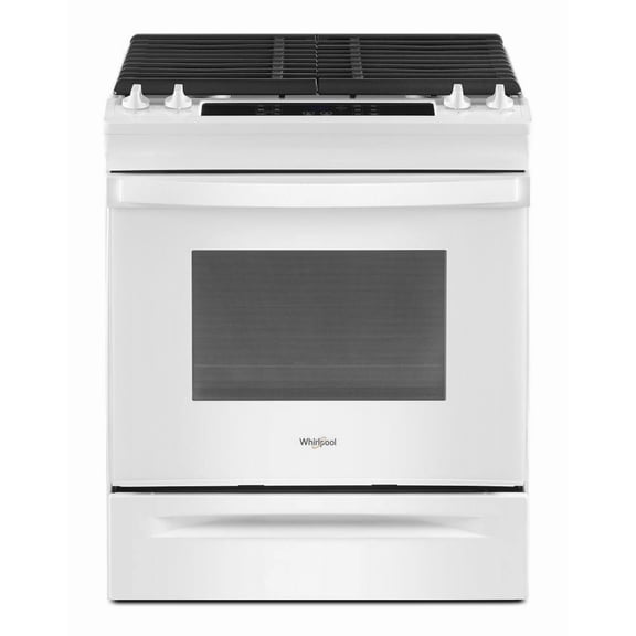 WHIRLPOOL WEG515S0LW 30" free standing gas range