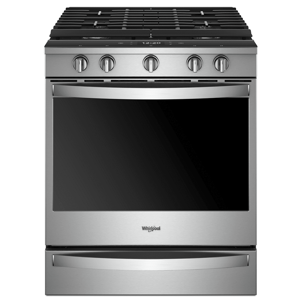 Whirlpool WEG750H0HZ 30 Inch Slide-In Gas Range with Sealed Burners