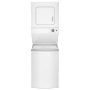 Whirlpool WET4124HW 24 Inch Electric Stacked Laundry Center with 6 Wash Cycles