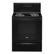 WHIRLPOOL WFC315S0JB 30" freestanding coil electric range