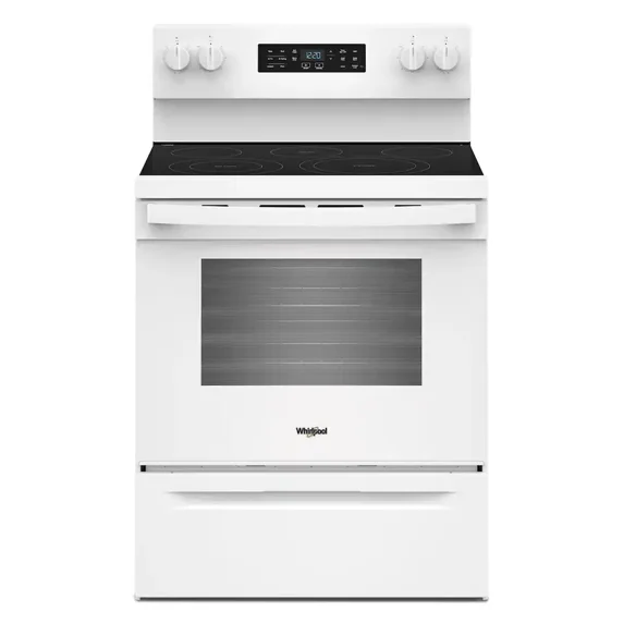 Whirlpool 30-inch 5.3 cu. ft. Freestanding Electric Range with No Preheat (White)