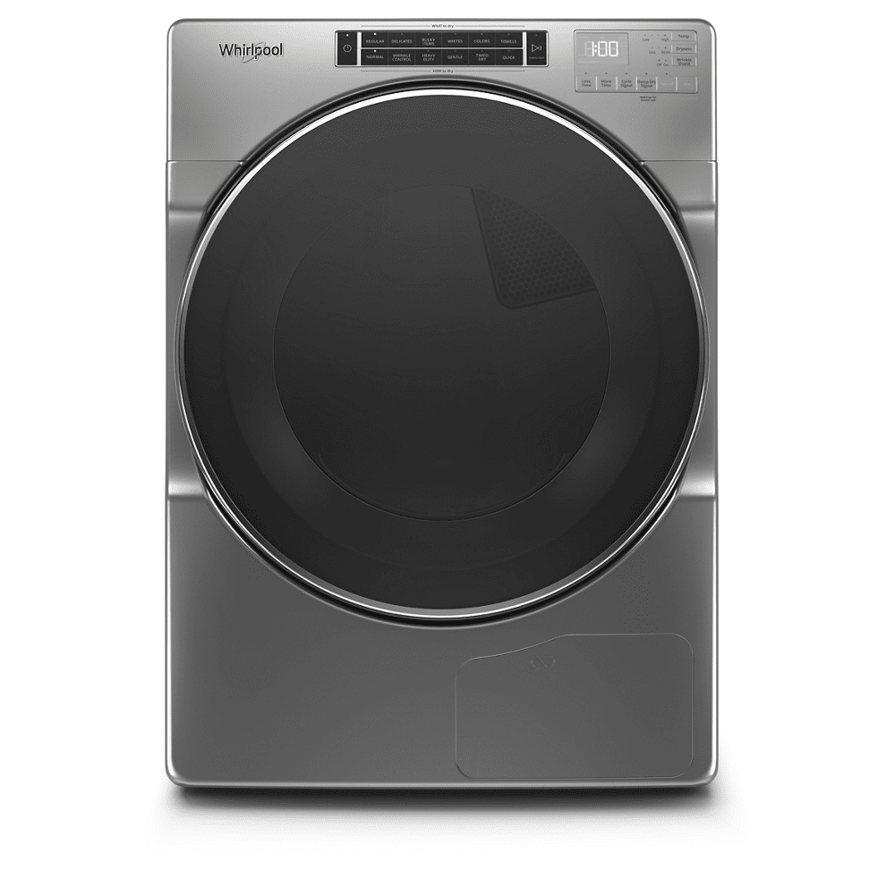 Chrome Shadow 7.4 cu. ft. Stackable Front Load Electric Dryer with Stainless Steel Drum