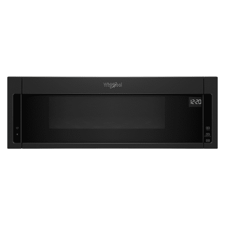 Whirlpool - 1.1 Cu. Ft. Low Profile Over-the-Range Microwave Hood Combination - Black