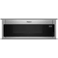 thumbnail image 1 of Whirlpool Low Profile 1.1-cu ft 1000-Watt Over-the-Range Microwave (Black-on-Stainless), 1 of 8
