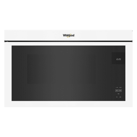 Whirlpool - 1.1 Cu. Ft. Over-the-Range Microwave with Flush Built-in Design - White