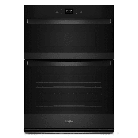 Whirlpool - 30" Smart Built-In Electric Combination Wall Oven with Air Fry - Black
