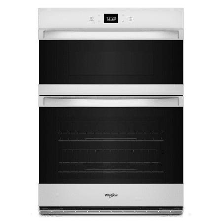 Whirlpool - 30" Smart Built-In Electric Combination Wall Oven with Air Fry - White