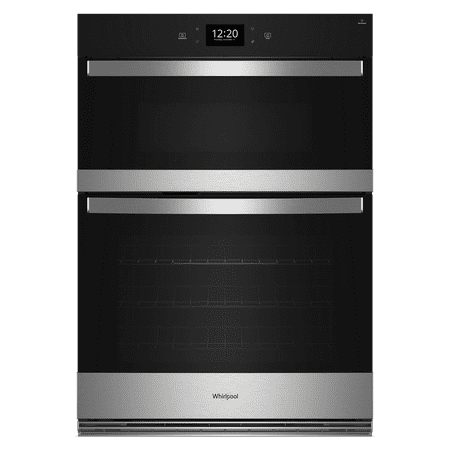 Whirlpool - 27" Smart Built-In Electric Combination Wall Oven with Air Fry - Fingerprint Resistant Stainless Steel