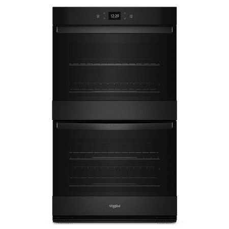 Whirlpool - 27" Smart Built-In Electric Convection Double Wall Oven with Air Fry - Black