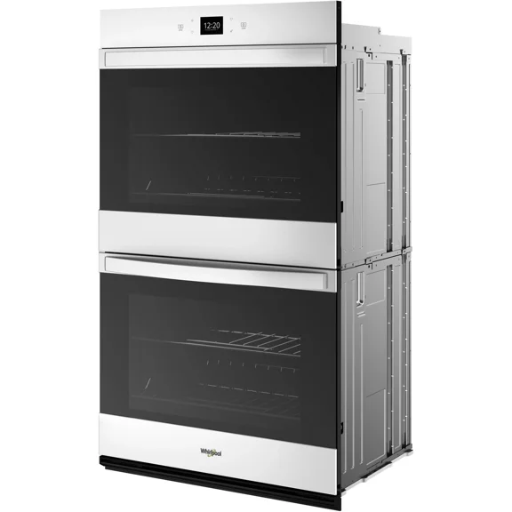 Whirlpool 27 Inch Double Thermal Self Clean Oven WOED5027LW