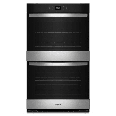 Whirlpool - 27" Smart Built-In Electric Convection Double Wall Oven with Air Fry - Stainless Steel