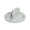 thumbnail image 1 of WHIRLPOOL WP3196028 RANGE SURFACE ELEMENT KNOB (WHITE) (GENUINE OEM PART), 1 of 1