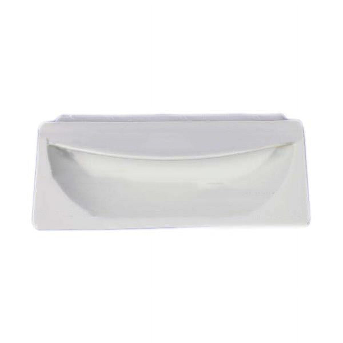 WHIRLPOOL WP35001048 DRYER DOOR HANDLE (WHITE) - OEM PART