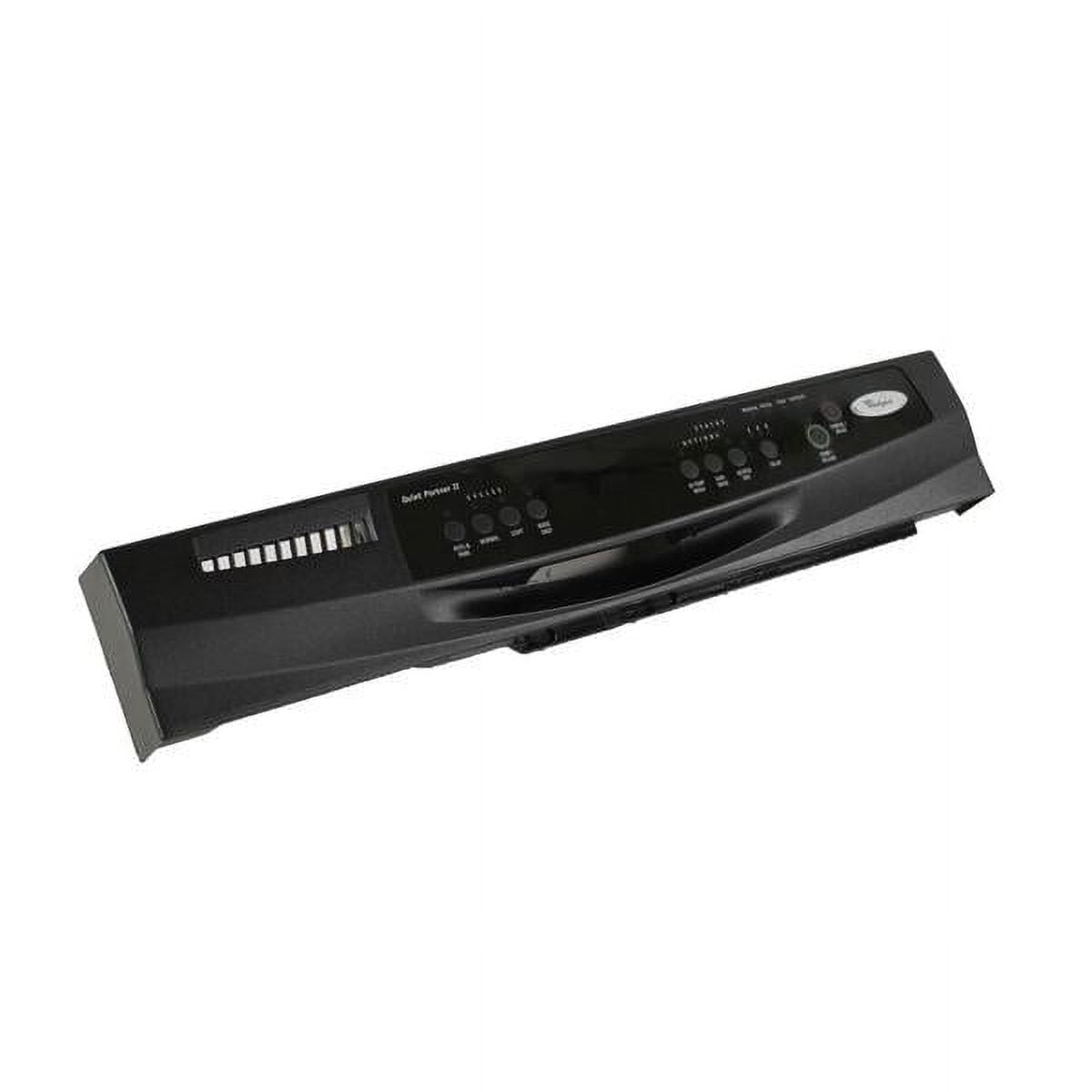 WHIRLPOOL WPW10142945 DISHWASHER CONTROL PANEL (BLACK) - OEM PART