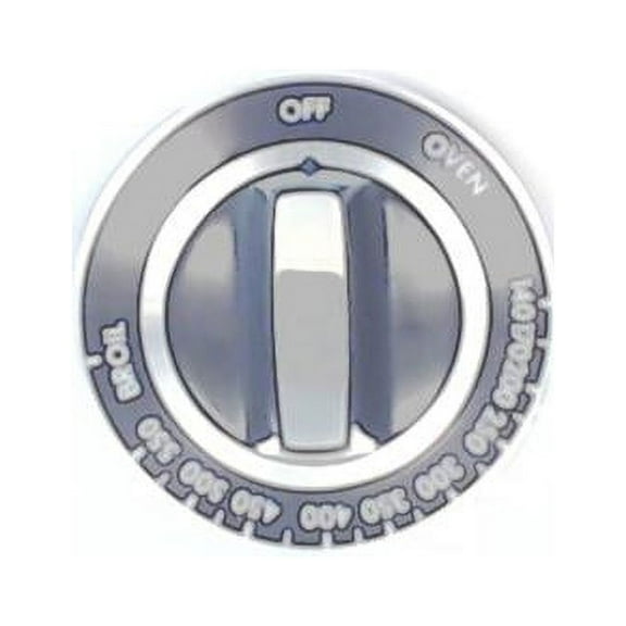 WHIRLPOOL WPY07506601 RANGE OVEN TEMPERATURE KNOB (BLACK) - OEM PART