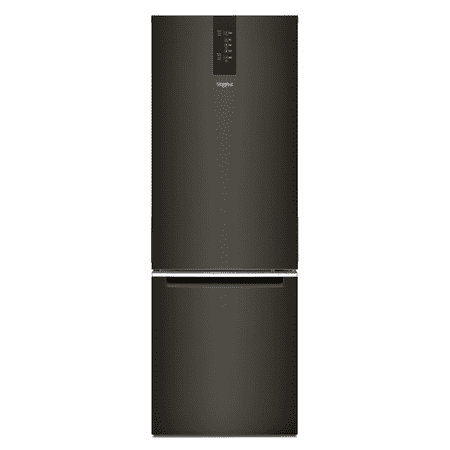 Whirlpool - 12.7 Cu. Ft. Bottom-Freezer Counter-Depth Refrigerator - Black stainless steel