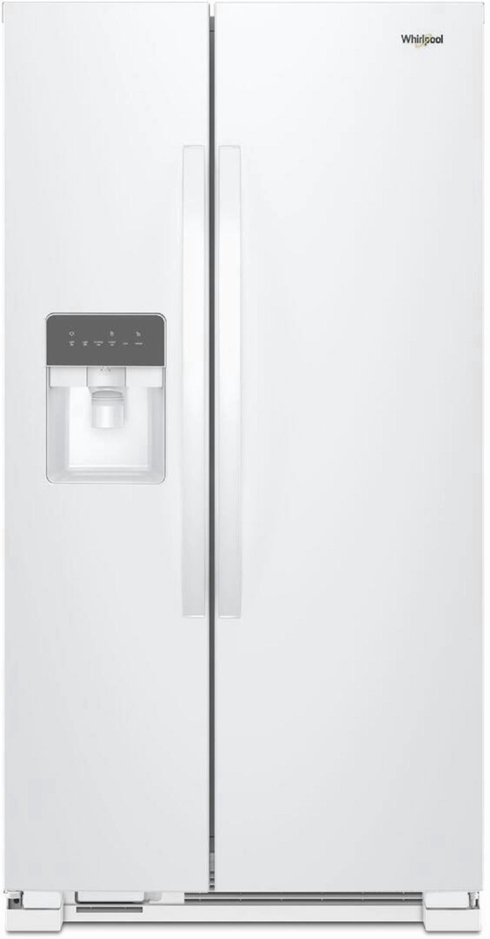 Whirlpool WRS331SDHW 21 Cu.Ft. Freestanding Side by Side Refrigerator