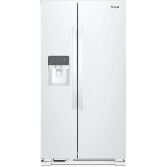 Whirlpool WRS331SDHW 21 Cu.Ft. Freestanding Side by Side Refrigerator